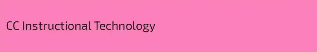 CC Instructional Technology